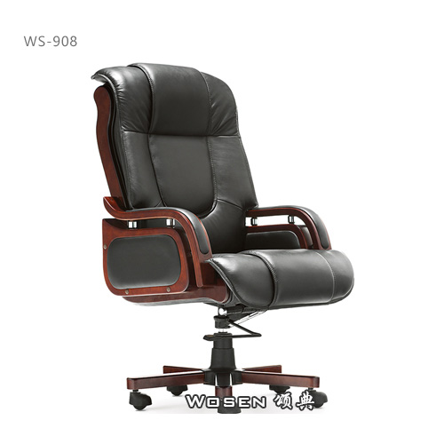 武汉大班椅WS-908，武汉老板椅WS-908，Wosen颂典办公椅